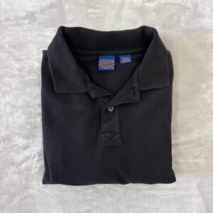 PENDLETON‎ Polo Shirt Men's Large Black Classic Casual Collared Short Sleeve